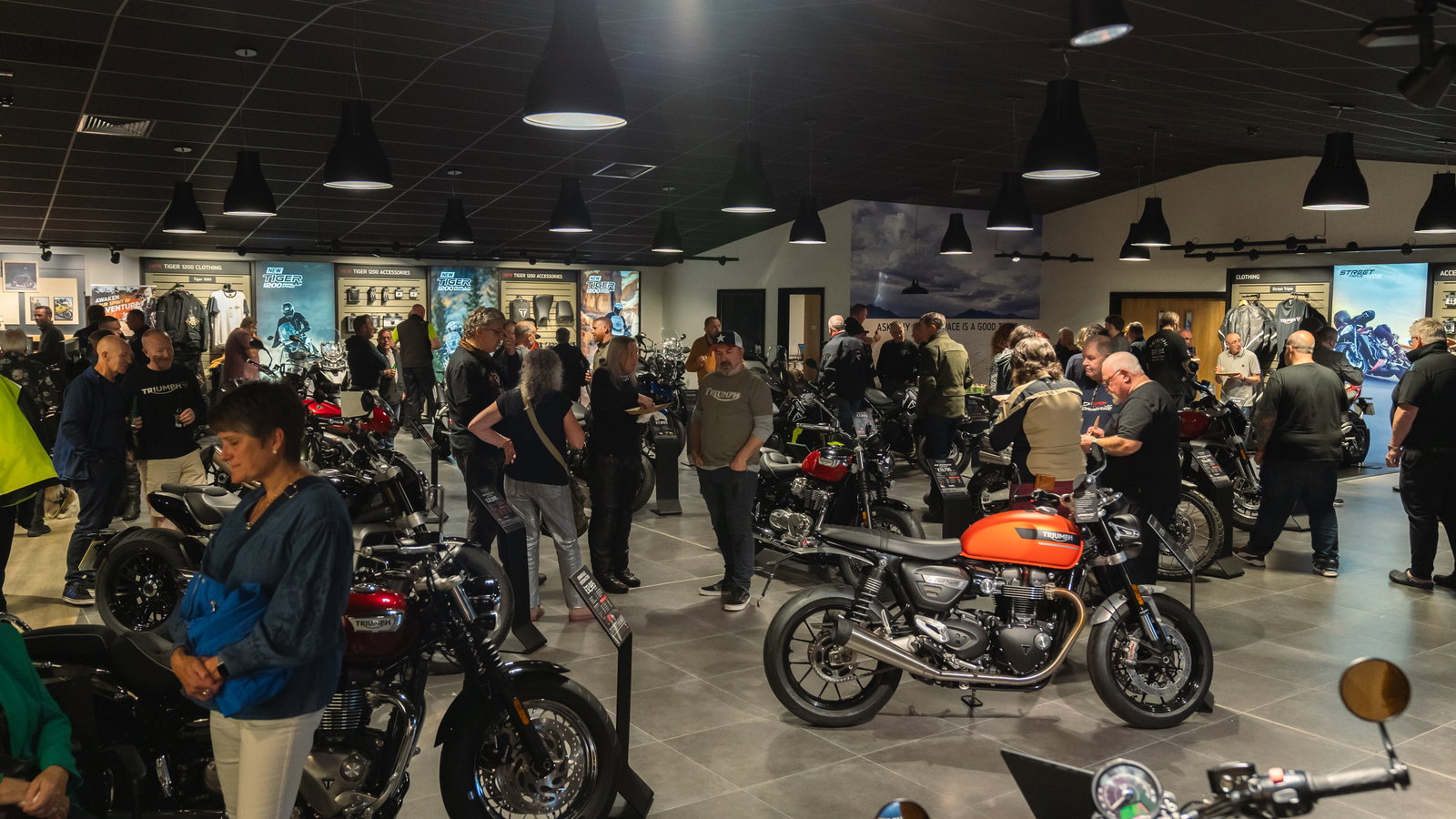 New bikes and a new showroom for Edinburgh Triumph